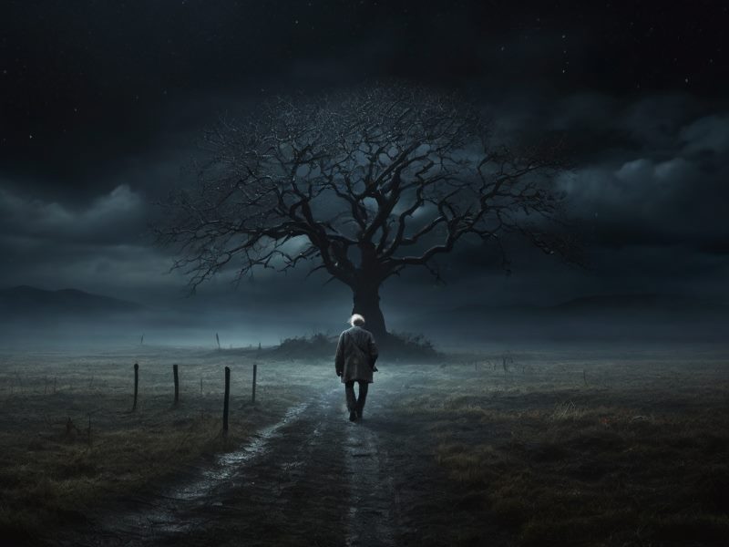 historias reales de terror un anciano caminando en la noche