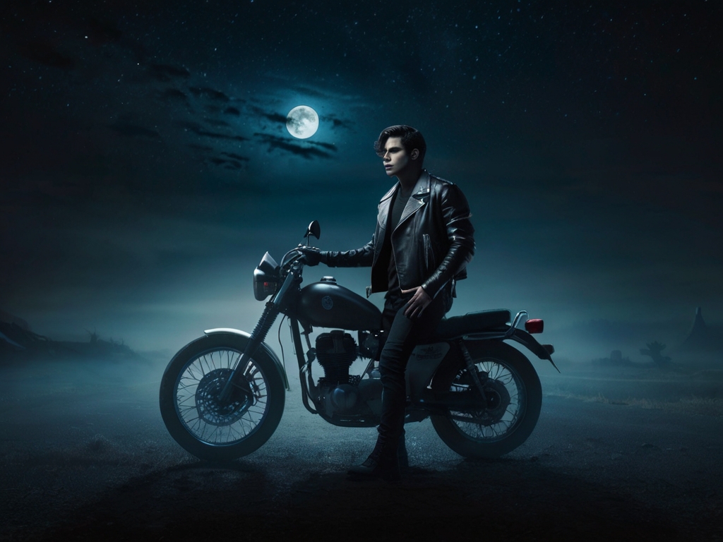 El encuentro paranormal de un policía con un fantasma y su motocicleta, historia paranormal.